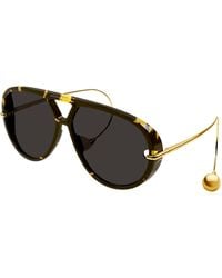 Bottega Veneta - Bv1273S 005 Sunglasses Acetate Oversize Normal - Lyst