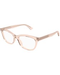 McQueen - Am0461O 003 Optical Frames Acetate Transparent Cat Eye - Lyst