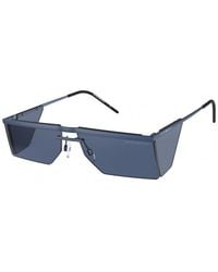 Emporio Armani - Ea2123 301880 Sunglasses Metal Dark Squared Normal - Lyst