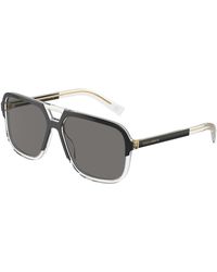 Dolce & Gabbana - Dg4354 501/81 Sunglasses Acetate Squared Polarized - Lyst