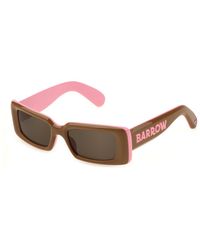 Barrow - Sba007V Trippy 0Cc4 Sunglasses Acetate Squared Normal - Lyst