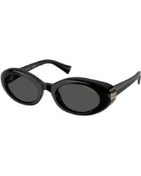 Miu Miu - Mu B09S 16K08Z Sunglasses Acetate Round Normal - Lyst