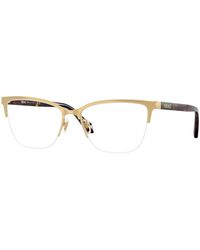 Versace - Ve1304 1002 Optical Frames Metal Cat Eye Normal - Lyst