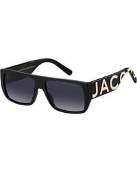 Marc Jacobs - Marc Logo 096/S 80S/9O Sunglasses Injected Squared Shaded - Lyst