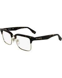 KARL LAGERFELD - Kl6202 242 Optical Frames Metal Squared Normal - Lyst