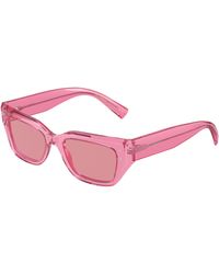 Dolce & Gabbana - Dg4462 314830 Sunglasses Acetate Cat Eye Normal Mirror - Lyst