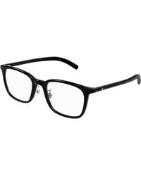 Montblanc - Mb0418Oj 001 Optical Frames Transparent Squared - Lyst