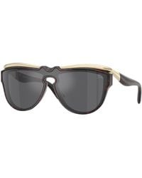 Burberry - Be3162U 11096G Sunglasses Metal Pilot Mirrored - Lyst