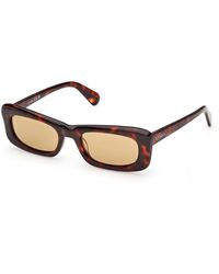 MAX&Co. - Mo0154 52J Sunglasses Acetate Roviex Butterfly Normal - Lyst