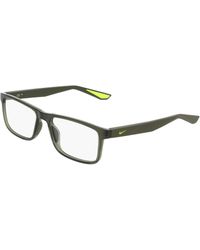 Nike - 7416 315 Optical Frames Bio-Injected Squared Normal - Lyst