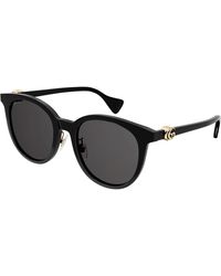 Gucci - Gg1073Sk 001 Sunglasses Acetate Round Normal - Lyst