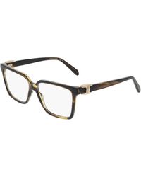 Ferragamo - Sf3059 323 Optical Frames Acetate Squared Normal - Lyst