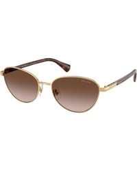 Ralph Lauren - Ra4150 900413 Sunglasses Metal Cat Eye Normal Nuanced - Lyst