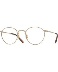 Oliver Peoples - Ov1330T Op-47 5035 Optical Frames Titanium Transparent Pantos Normal - Lyst