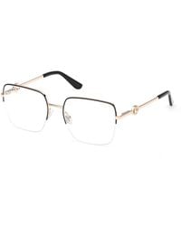 Guess - Gu50347 005 Optical Frames Metal Squared Normal - Lyst