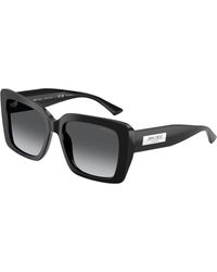 Jimmy Choo - Jc5042 5000T3 Sunglasses Acetate Squared Polarized Shaded - Lyst