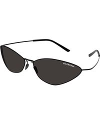 Balenciaga - Bb0350S 001 Sunglasses Titanium Cat Eye - Lyst
