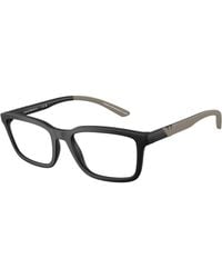 Emporio Armani - Ea3259 5001 Optical Frames Injected Squared Normal - Lyst