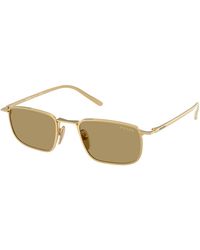 Prada - Pr D52S 5Ak70G Sunglasses Metal Pillow Normal - Lyst