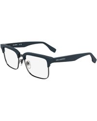 KARL LAGERFELD - Kl6202 400 Optical Frames Metal Squared Normal - Lyst