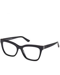 Guess - Gu50172 001 Optical Frames Acetate Squared Normal - Lyst