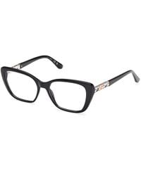 Guess - Gu50358 001 Optical Frames Acetate Squared Normal - Lyst
