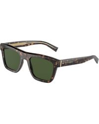 Dolce & Gabbana - Dg4420 502/71 Sunglasses Acetate Squared Normal - Lyst