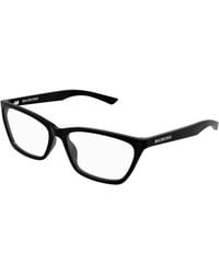Balenciaga - Bb0405O 001 Optical Frames Acetate Transparent Butterfly - Lyst