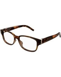 Saint Laurent - Sl M149/F 003 Optical Frames Acetate Transparent Squared - Lyst