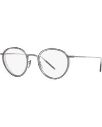 Oliver Peoples - Ov1318T Tk-8 5254 Optical Frames Titanium Transparent Pantos Normal - Lyst