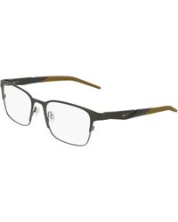 Nike - 8185 302 Optical Frames Metal Squared Normal - Lyst