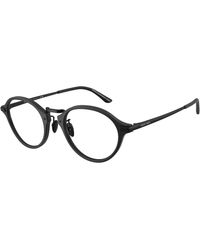 Giorgio Armani - Ar7287 5009 Optical Frames Acetate Transparent Pantos Normal - Lyst