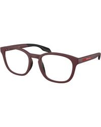 Prada Linea Rossa - Ps 03Tv 29U1O1 Optical Frames Injected Transparent Pantos Normal - Lyst