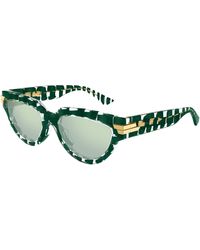 Bottega Veneta - Bv1035S 008 Sunglasses Acetate Cat Eye - Lyst