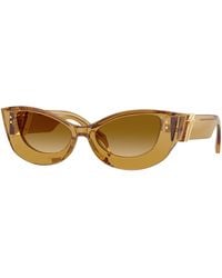 Versace - Ve4520U 53472L Sunglasses Acetate Cat Eye Normal Nuanced - Lyst