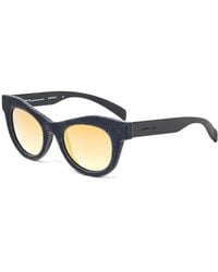Italia Independent - 0096V 077.Gld Outlet Sunglasses Plastic Cat Eye Shaded - Lyst
