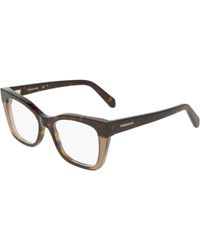 Ferragamo - Sf3052 244 Optical Frames Acetate Squared Normal - Lyst