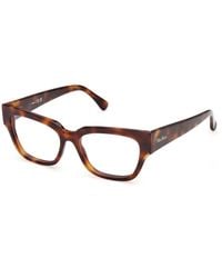 Max Mara - Mm5259 52 Optical Frames Acetate Squared Normal - Lyst