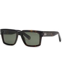 Philipp Plein - Spp181M Plein Empire 722 Sunglasses Acetate Squared Normal - Lyst