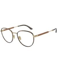 Giorgio Armani - Ar5137J 3002 Optical Frames Steel Transparent Pantos Normal - Lyst