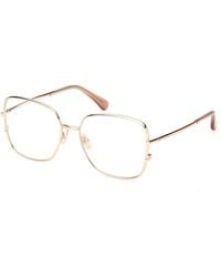Max Mara - Mm5223 032 Optical Frames Metal Round Normal - Lyst
