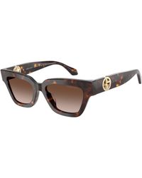 Giorgio Armani - Ar8246U 587913 Sunglasses Acetate Cat Eye Normal Shaded - Lyst