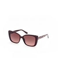 Guess - Gu7829 69F Sunglasses Injected Squared Normal Shaded - Lyst