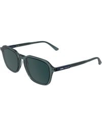 Calvin Klein - Ck26507S 400 Sunglasses Acetate Petrolium Squared Normal - Lyst