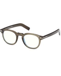 Tom Ford - Ft5629-B 096 Optical Frames Acetate Round Normal - Lyst