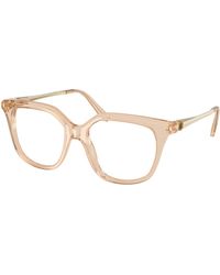 Swarovski - Sk2059 1092 Optical Frames Acetate Transparent Squared Normal - Lyst