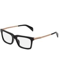 Retrosuperfuture - 2Pz Numero 156 Nero & Oro Optical Frames Acetate Squared - Lyst