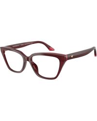 Emporio Armani - Ea3270U 6318 Optical Frames Acetate Cat Eye Normal - Lyst