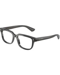 Dolce & Gabbana - Dg3380 3160 Optical Frames Acetate Transparent Squared Normal - Lyst