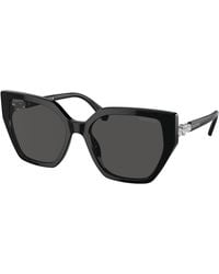 Swarovski - Sk6016 100187 Sunglasses Acetate Geometric Normal - Lyst
